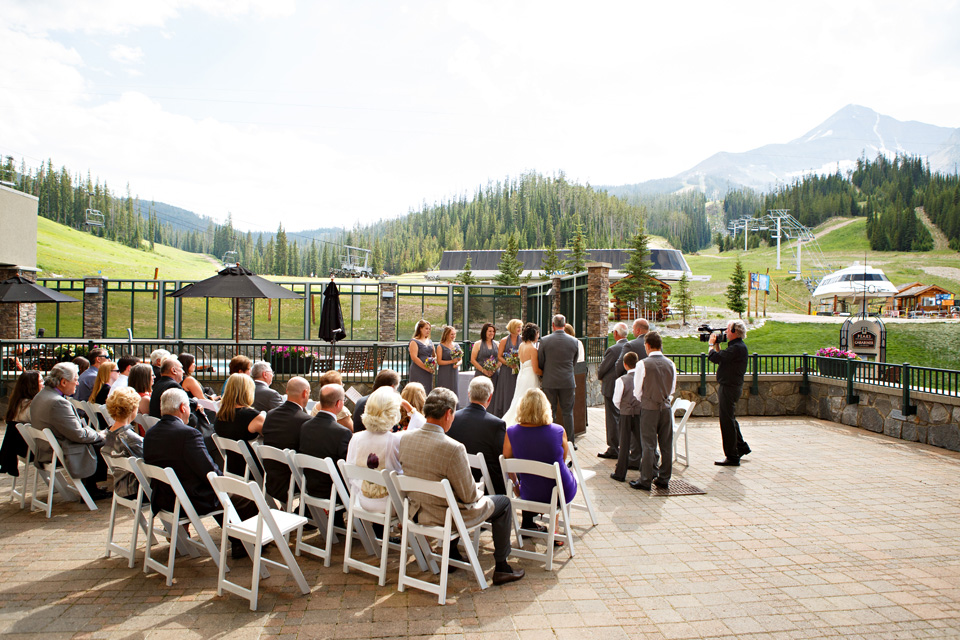 Getting married at the Summit Hotel in Big Sky