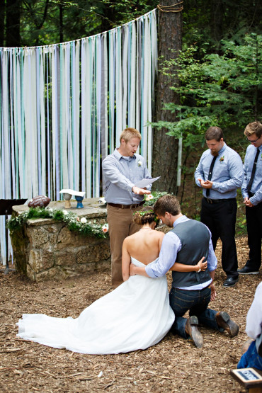Wedding ceremony pictures in Coeur d'Alene