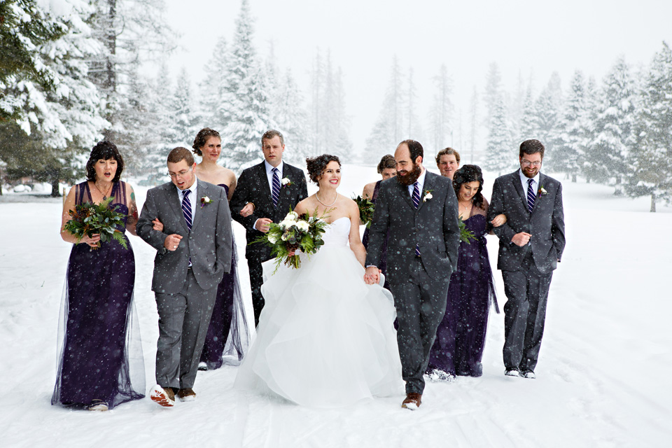 Winter Wedding in Montana